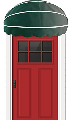 RAINCL Retrattile Tondo Tenda Da Sole Cappottina- Tettoia Con Telaio In Alluminio E Poliestere- Parasole for Terrazza, Balcone, Porta, Finestra Protezione UV Antipioggia, 6 Colori, 8 Misure (Color :