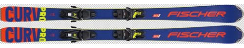 Fischer The CURV PRO JRS - 130, Snowboard, Ski, Blau, Mittelstufe, Alpin
