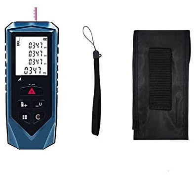 Samnuerly Land Surveying Equipment, Laser Rangefinder 100m 50m Laser Distance Meter Tape Infrared Rangefinder Measurement Digital Tape Tool (Red laser 50m X)