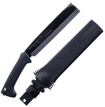 Silky Haumesser NATA Outback Edition Couteau de hache double face avec manche Genki 240 mm