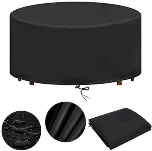Garden Furniture Covers - Waterproof Round 110 x 80, Outdoor & Patio Furniture Covers