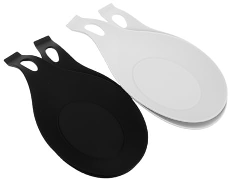 PRETYZOOM 4piezas Soporte Silicona Cucharas Soporte Utensilios Cocina Duradero Fácil Limpiar