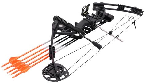 Compound Bogen Set Erwachsene, 30-60 LBS Einstellbare Bogenschießen Jagdbogen Set für Bogenschießen Jagd Zielschießen Praxis