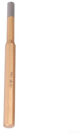Zylindrischer Stanzmeißel, CR-MN-Stahl, rundes Stanzwerkzeug mit HRC48-58-Härte für Zentralstanzung, kompatibel mit 3/4/5/6/7/8/10 mm Anwendungen (10 mm)