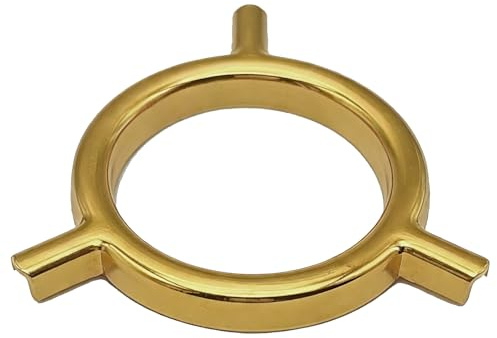 3-Way Uno Bridge Adapter for Lampshade,Uno Lamp Shade Adapter,Threaded Uno Fitter Adapter Fit for Lamp Shades,Gold（1 Pack）