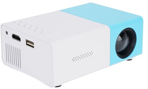 SENECESLI Mini Projecteur, Projecteur Portable 1080P, Vidéo LED Pico, Haut-parleurs Stéréo HiFi à Faible Bruit, de Cinéma Maison pour Téléphone Portable, Film en