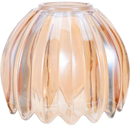 TOYANDONA Abat-jour en verre Abat-jour tulipe - - de rechange lys - Accessoire pour lampe de table ou lampadaire - Trou de fixation de l'ampoule 42 mm