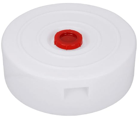 Blaihild Bärbar Vattentank 12 Gallon Rund LLDPE för RV Trailer Yacht Hydroponisk, Sömlös Slät Yta Anpassningsbara öppningar, 100 Mm Inlopp Snabbfyllning