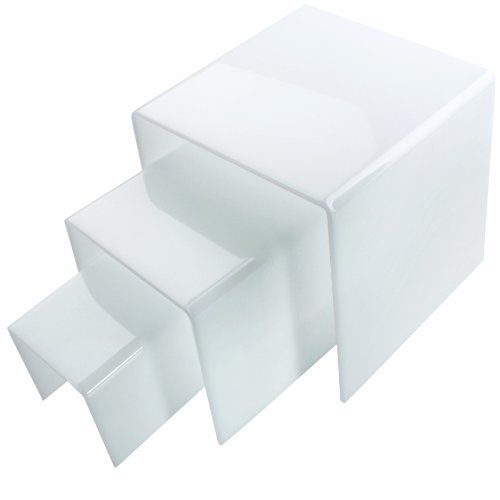 Helios Acryl Deko-Brücke 3er-Set weiß