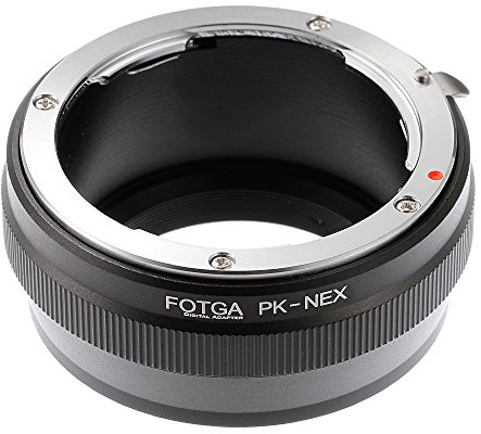 FOTGA E Mount Adaptateur convertisseur Anneaux à lentille pour Pentax PK K Appareil Photo, Mirrorless Sony NEX NEX-3 NEX-5 C NEX-6 A7 A7S a7rii III A9 A6000 A6300 A6500 PK de NEX