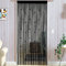 Taiyuhomes Bead String Curtain Door Fly Screen for Doorways Window Decorations Room Divider (90x200cm) Black