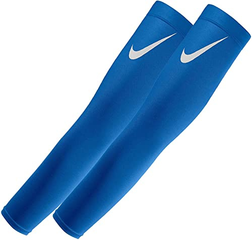 Nike Pro adulto Dri-Fit 3.0 braccio Shiver, blu royal, Game Royal/White