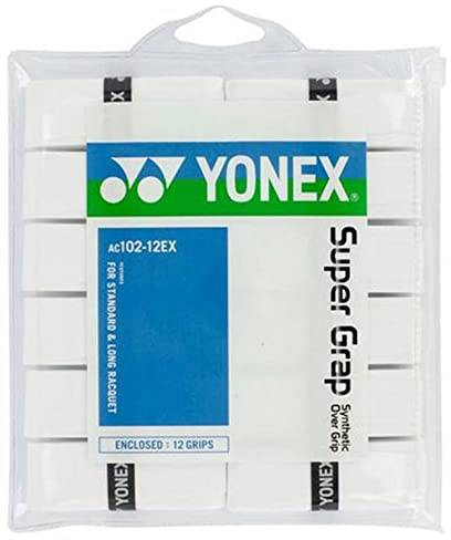 YONEX Super GRAP White 12-Pack Overgrip