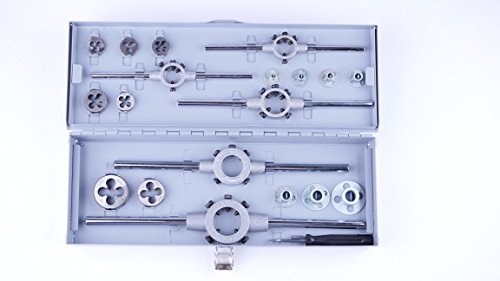 GSR Schneideisen Satz/Gewindeschneider Satz, Metrisch, M3-M12, Schneideisenführung, Schneideisenhalter, HSS Schneideisen, Für das Schneiden von Außengewinden
