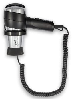 Starmix Hand Haartrockner TFCW 16 (1600 Watt, Föhn für Gästebäder / Hotels, 4 Leistungsstufen, 2 Geschwindigkeitsstufen, mit Spiralkabel 0,5-2 m, elektrischer Festanschluss)