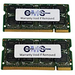 2 GO (2 x 1 Go) de Barrette Mémoire RAM SODIMM, Carte RAM Compatible avec Dell Inspiron 600 m Ordinateur Portable SER. par cms A49