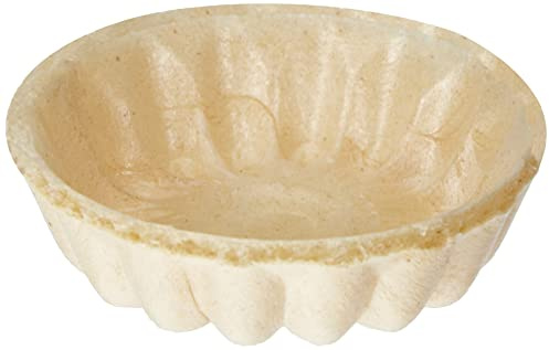 Hellma 70000131 Waffelschale essbar 1000 Stk. - 1,3 kg Deko-Waffeln - für Frühstück, Brotaufstrich, Dessert - vegan
