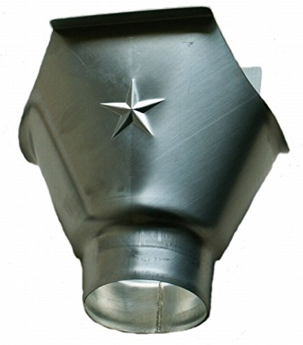 Einhängestutzen 333-er Titanzink für Dachrinnen mit Rohrabgang in 76, 80, 87 und 100 mm (L)