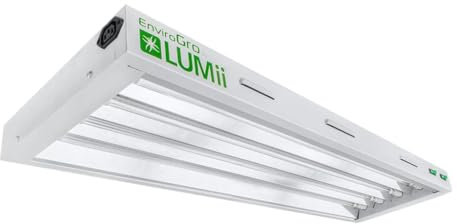 LUMII EnviroGro T5 Propagation Grow Tent Light Hydroponics Light 2ft or 4ft (4ft with 4 tubes)
