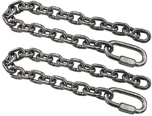 SeaSense Stainless Steel Safety Chain 5/16-Inch x 24-Inch with Quick Link, 2 Piece