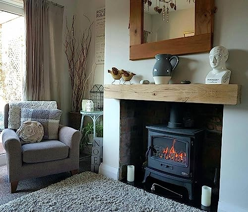 Celtic Timber - Solid French Oak Beam Floating Shelf Mantle Piece Fire Place Surround Inglenook - Beam Size: 3'' x 4'' Air Dried - Length: 5 foot - Finish: Planed & Sanded - Appearance: Contemporary