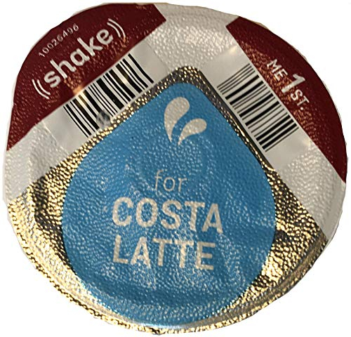 96 x Tassimo Costa Latte 325ml Milk Creamer Pods Only (NO COFFEE DISCS) SOLD LOOSE - New Smaller Disc