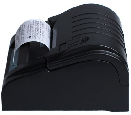 Excelvan ZJ - Impresora térmica de tickets y recibos (58mm, 90mm/s, compatible con Windows), Negro