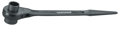 Gedore 1382853 29 19X22 Stahlbauknarre, Doppel-6-kant 19x22 mm, mmkk