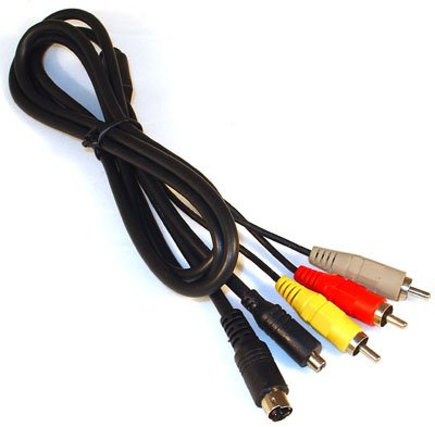New AV Cable for Sony VMC-15FS S-Video RCA DCR-SR47 HDR-FX7 DCR-SX40 HDR-CX100 HDR-CX100B HDR-SR11