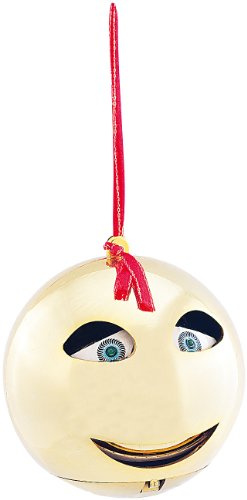 infactory Singende Weihnachtskugel: Singende und sprechende Weihnachtsbaumkugel, Batteriebetrieb, Ø 10 cm (Sprechender Weihnachtsbaum, Weihnachtstier, Ball)