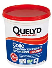Quelyd Colle Revêtements lisses de Rénovation Lourds - Pâte - Pot de 1 kg