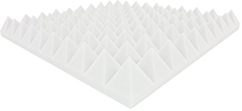 akusti kpur – B1 ANTIFIAMMA ca. 48 cm x 48 cm x 5 cm – Piramide in schiuma pannelli acustici isolamento acustico