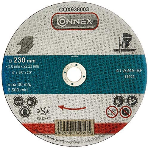 Connex COX938008 - Rueda de corte (tamaño: 230mm, pack de 5)