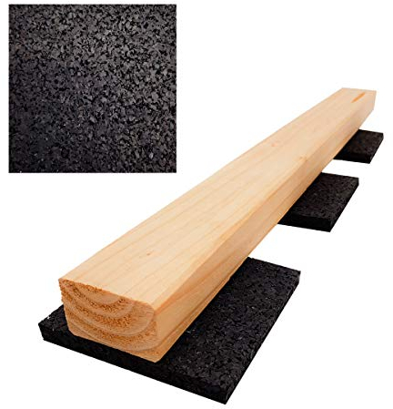 Lastre in granulato di gomma per la pavimentazione di terrazze, 50 pezzi, 10 mm