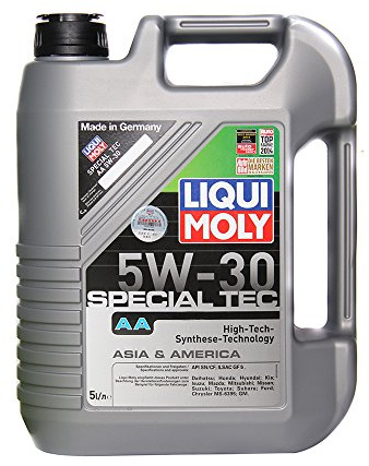 LIQUI MOLY Motoröl 5W-30 Special Tec Motor Öl API SQ AA 5L Kompatibel mit OPEL Corsa D Schrägheck S07 INSIGNIA Caravan Mokka/Mokka X J13 Astra J Sports Tourer P10, NISSAN