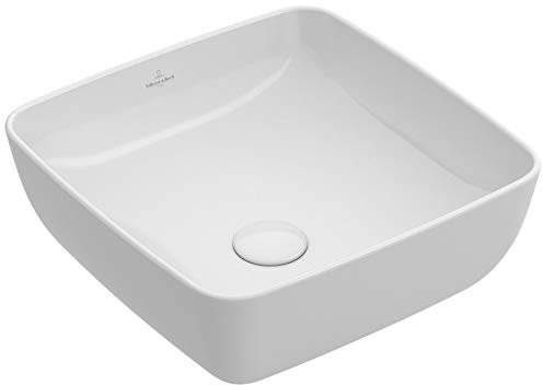 Villeroy & Boch Artis Aufsatzwaschbecken 41x41 cm ohne Hahnlöcher ohne Überlauf Weiß