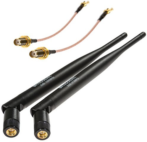 NooElec ADS-B Discovery 5dBi (High Gain) Antenna Bundle - 1090MHz & 978MHz Antenna Bundle for SMA and MCX-Connected Software Defined Radios (SDRs)