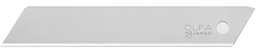 OLFA 9009 L-SOL 18mm Heavy-Duty Solid Blade, 10-Pack by Olfa