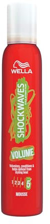 Wella Shockwaves Volume Mousse, 200ml