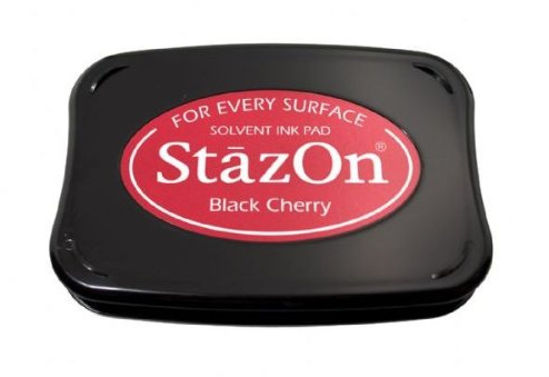 Lösungsmittel-Stempelkissen Black Cherry