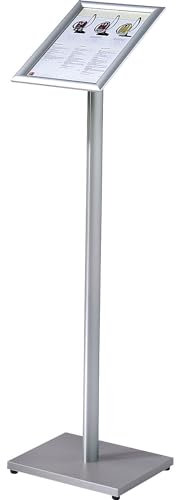 eurokraft | Infoständer | Querformathöhe 1060 mm / Hochformathöhe 1080 mm | für Format DIN A4