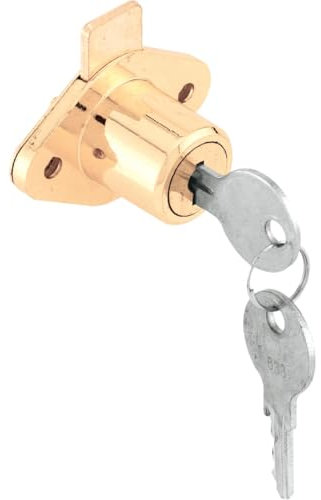 Prime Line CCEP 9947 KA 0,87 in. Messing vergoldet Schublade & Schrank Schloss