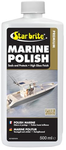 STAR BRITE Premium Marine Politur – UV-Schutz & Hochglanz-Finish – Reduziert Ausbleichen, Kreidung und Oxidation und weist Wasser, Flecken und marine Ablagerungen ab