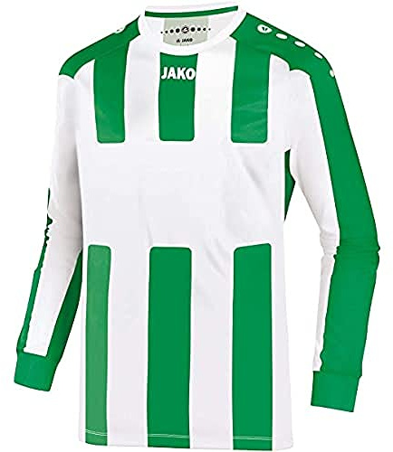 JAKO Herren Fußballtrikots LA Trikot Milan, Weiß/Sportgrün, L, 4343