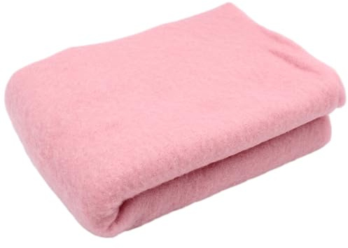 mjolda Vorfilz aus 100% Schurwolle - Farbe: Altrosa - Merinowolle zum Trockenfilzen und Nassfilzen 50cm x 145cm Nadelvlies Vlies zum filzen