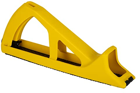 Stanley Surform Hobbyhobel (werkzeugloser Blattwechsel, 270 mm Länge, 255 mm Blattlänge, Griff aus Kunststoff) 5-21-103 Gelb Schwarz