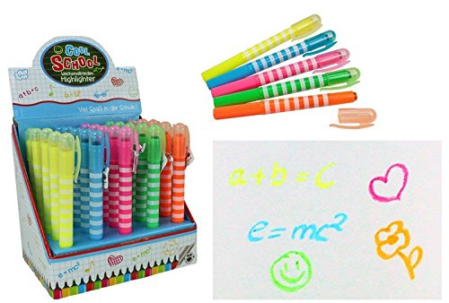 Cool School Wachsmalkreiden Highlighter Stift