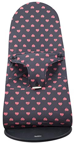 JYOKO Kids Bezug kompatibel mit Babybjorn Bliss, Balance, Soft (Fluor Heart, Baumwolle)