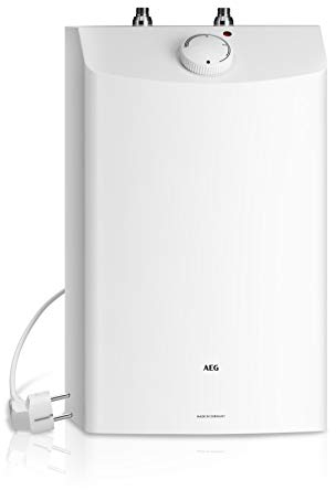AEG druckloser Kleinspeicher Huz 10, Untertischboiler 10 Liter Niederdruck, mit Thermostop, 2kW, steckerfertig, 229486