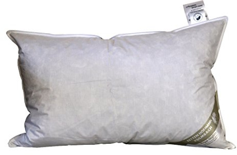 Betten Hofmann Canada Kopfkissen 50/75 cm Federkissen Kissen 30% Daunenanteil 600g